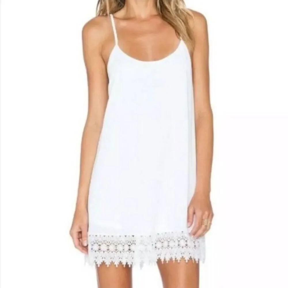 SHOW ME YOUR Mumu White  Reville Mini Dress